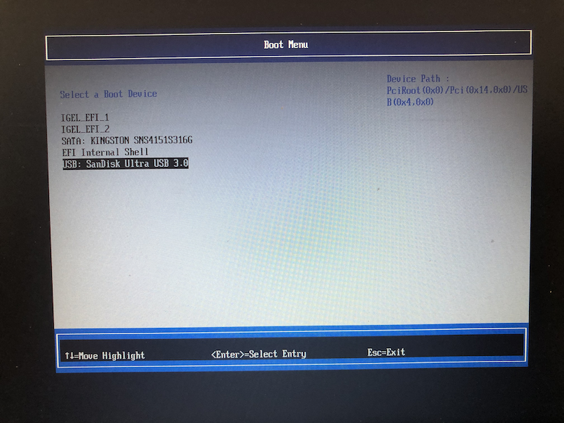 Running IGEL OS on Chromebooks - Converting the device with IGEL OS Creator and booting from internal storage (Part II)