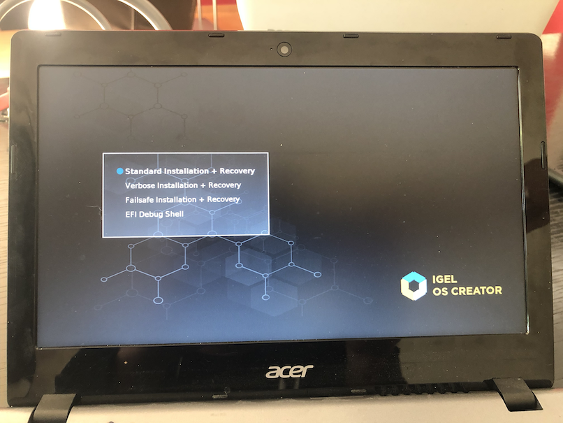Running IGEL OS on Chromebooks - Converting the device with IGEL OS Creator and booting from internal storage (Part II)