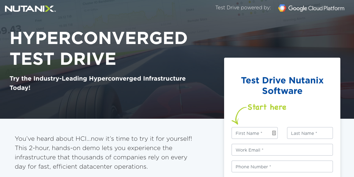 Test Drive Nutanix in the Cloud