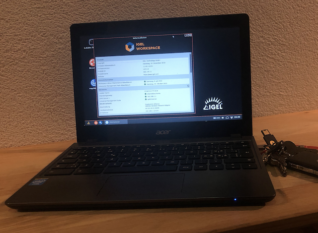 Running IGEL OS on Chromebooks